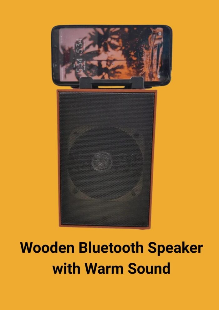 Wooden Bluetooth Speaker with Warm Sound