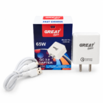 CHARGER 65 WATT WITH DATA CABLE