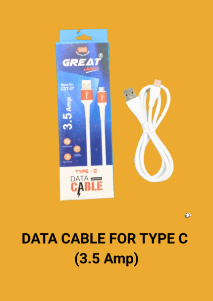 DATA CABLE FOR TYPE C (3.5 Amp)