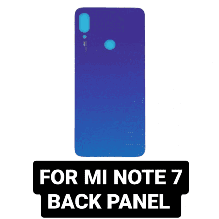 Back Panel For Mi Note 7 (5 Colour) - Blue
