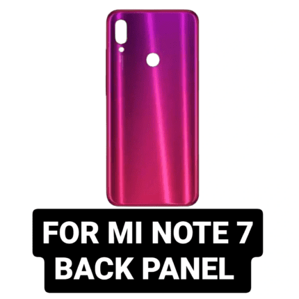 Back Panel For Mi Note 7 (5 Colour) - Pink