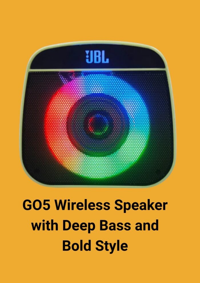GO5 Wireless Speaker with Deep Bass and Bold Style