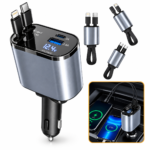 CAR CHARGER SUPER FAST 4 IN 1(120W)