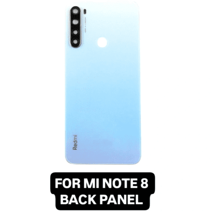 Back Panel For Mi Note 8 - White