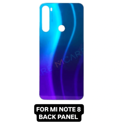 Back Panel For Mi Note 8 - Blue