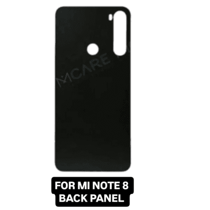 Back Panel For Mi Note 8 - Black
