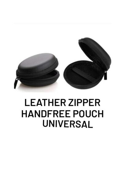 Leather Zipper Handfree Pouch Universal