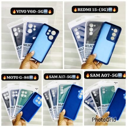Mobile Cover Silicon Mix Model Lot No 2 (237 Pcs)