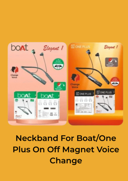 Neckband For Boat/One Plus On Off Magnet Voice Change