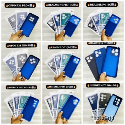Mobile Silicon Cover Mix Model Lot No 1 (180 Pcs)