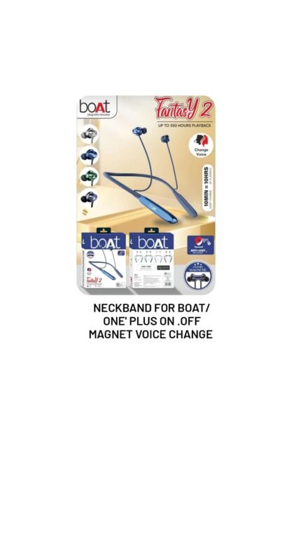 Neckband For Boat/One Plus On Off Magnet Voice Change