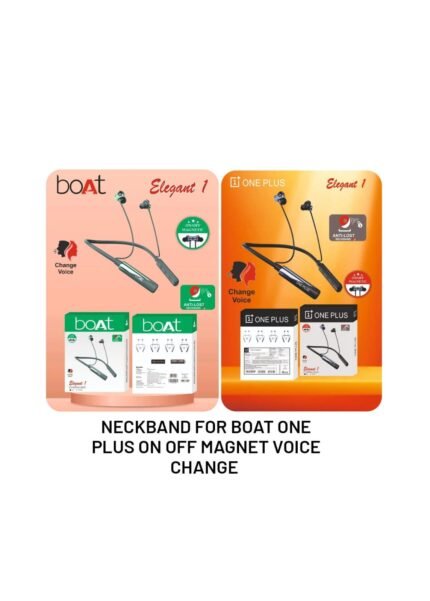 Neckband For Boat/One Plus On Off Magnet Voice Change