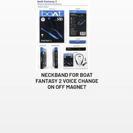 Neckband For Boat/One Plus On Off Magnet Voice Change