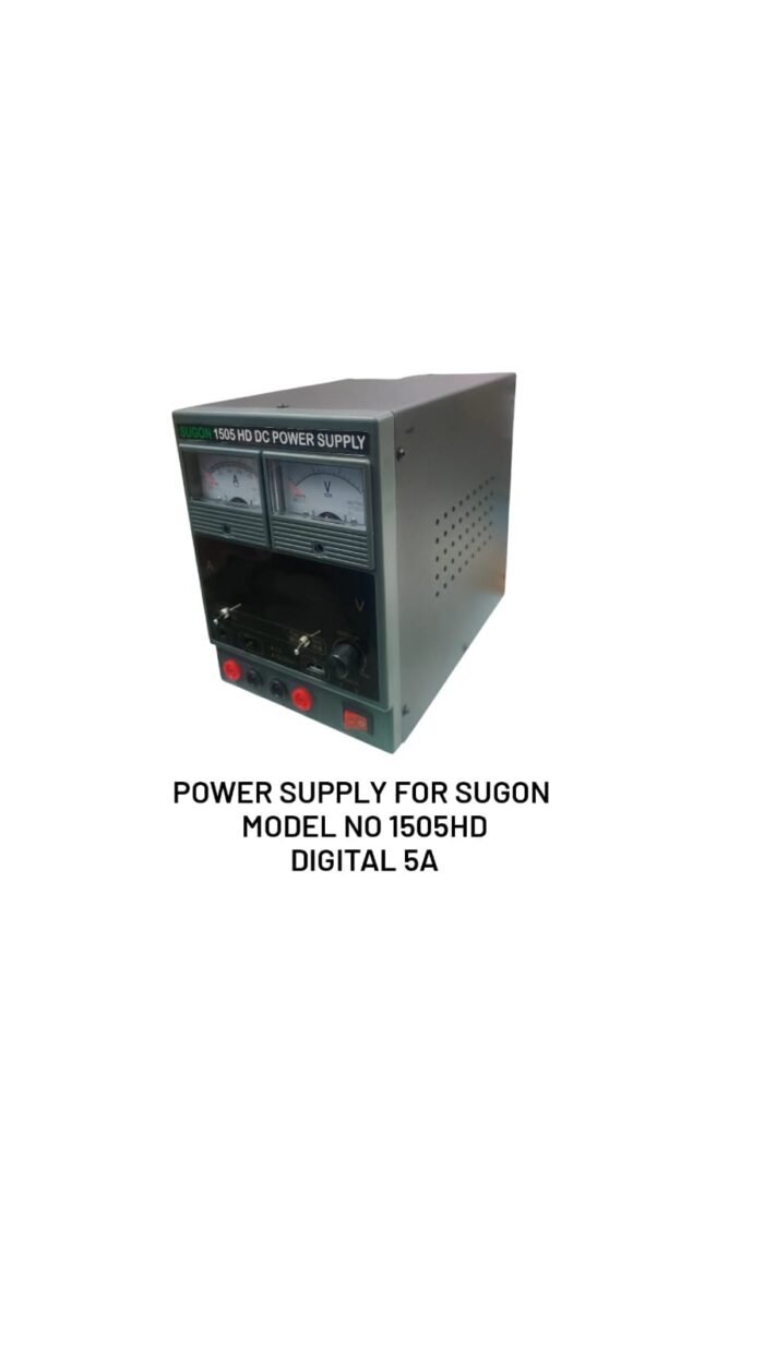 Mobile Repairing Tool power Supply For SUGON Model No 1505HD Digital 5A