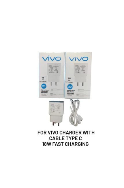 Charger For Vivo With Cable Type C (18w)