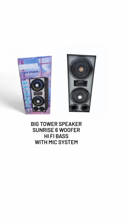Bluetooth speaker Big Tower Sunrise With Mic System