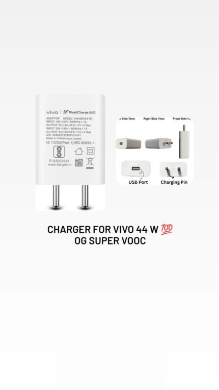 Charger For Vivo 44w 100% Og Super Vooc