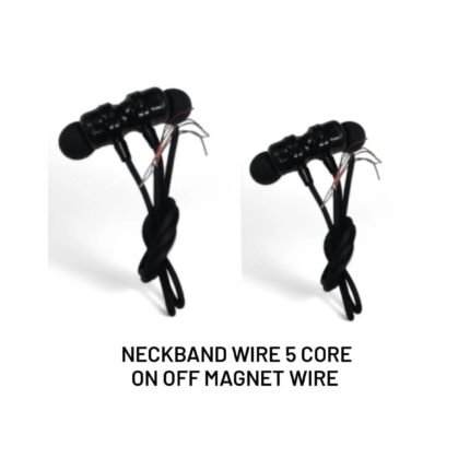 Neckband Wire 5 Core On Off Magnet Wire