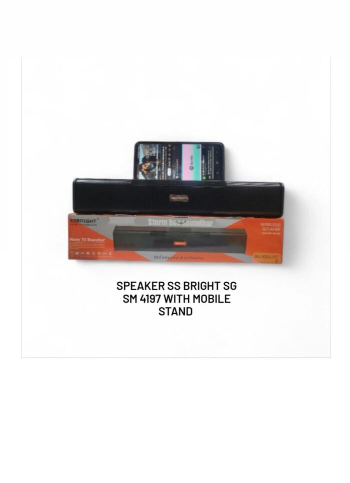 Bluetooth speaker For SS Bright SG-SM 4197 (F) With Mobile Stand