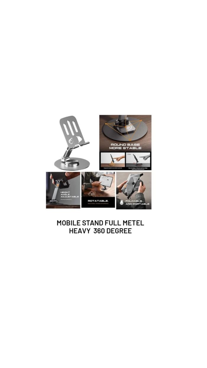 Mobile Stand Heavy 360 Degree Full Metal