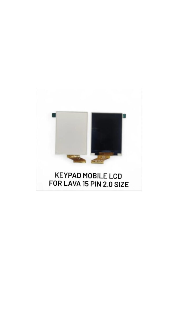 Keypad Mobile Lcd For Lava 15 Pin 2.0