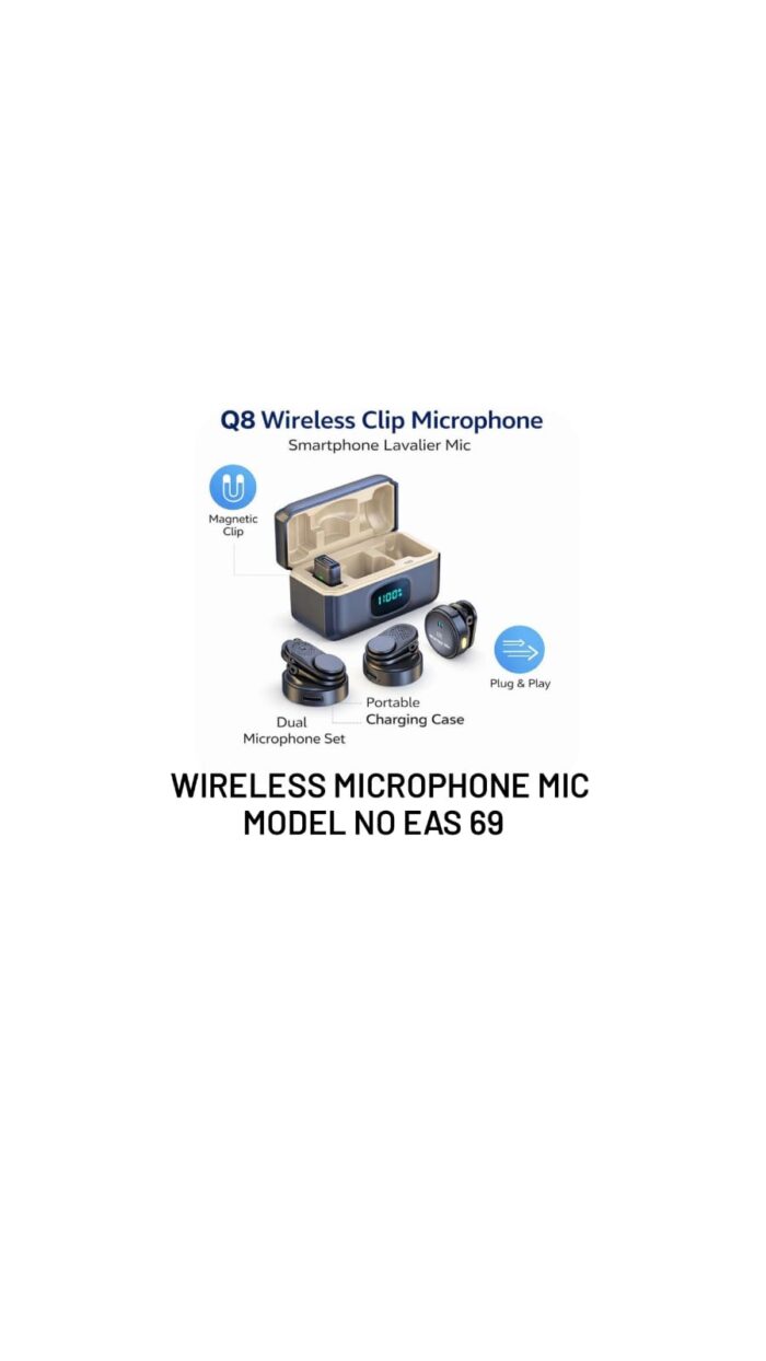 Gadgets Wireless Microphone Mic Model No
