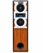 Speaker Bluetooth AK-8500  Tower with Wood-Finish - Image 2