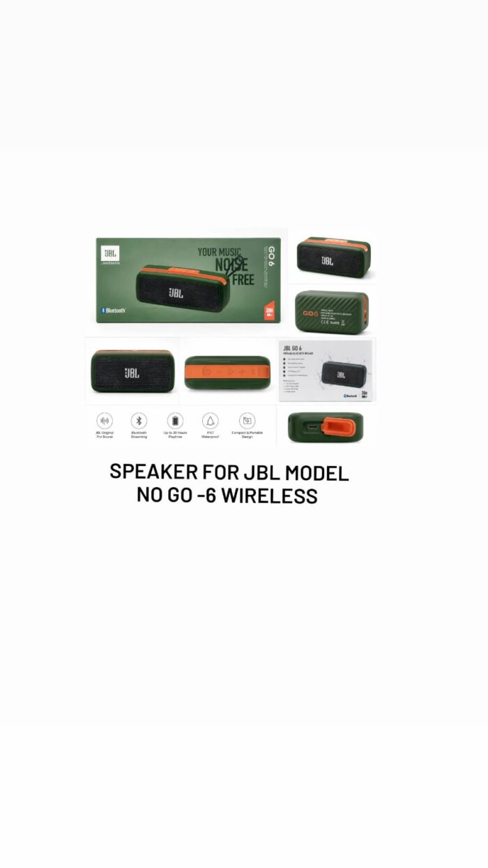 Bluetooth Speaker For JBL GO 6 Wireless