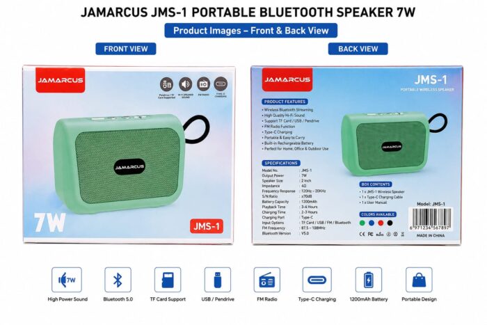 Bluetooth Speaker JMS-1 (7w)