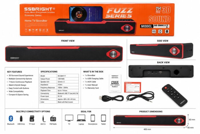 Bluetooth Speaker SG-SM 4117 E