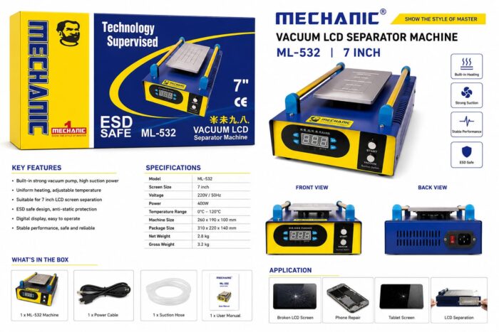 Mobile Repairing Tools For Mechanic Separator Machine ML-532