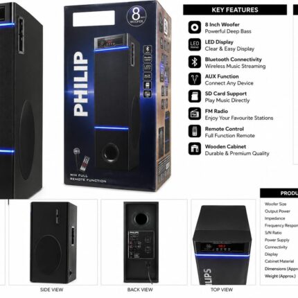 Bluetooth Speaker Philips Big Tower