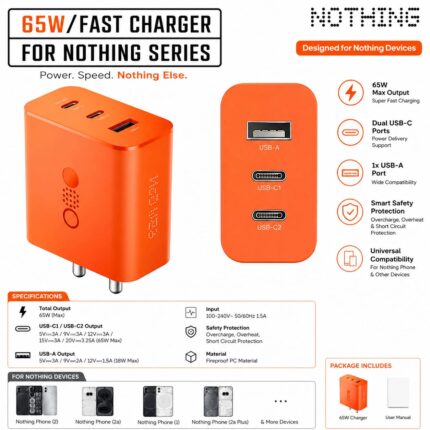 Charger 65w Fast For Nothing Series