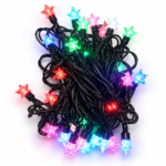 Multicolour LED String Lights - Star & Capsule Designs - Image 2