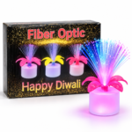 Fiber Optic Flower Light - Decorative Diwali Table Lamp - Image 2