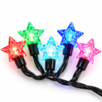 Multicolour LED String Lights - Star & Capsule Designs - Image 3