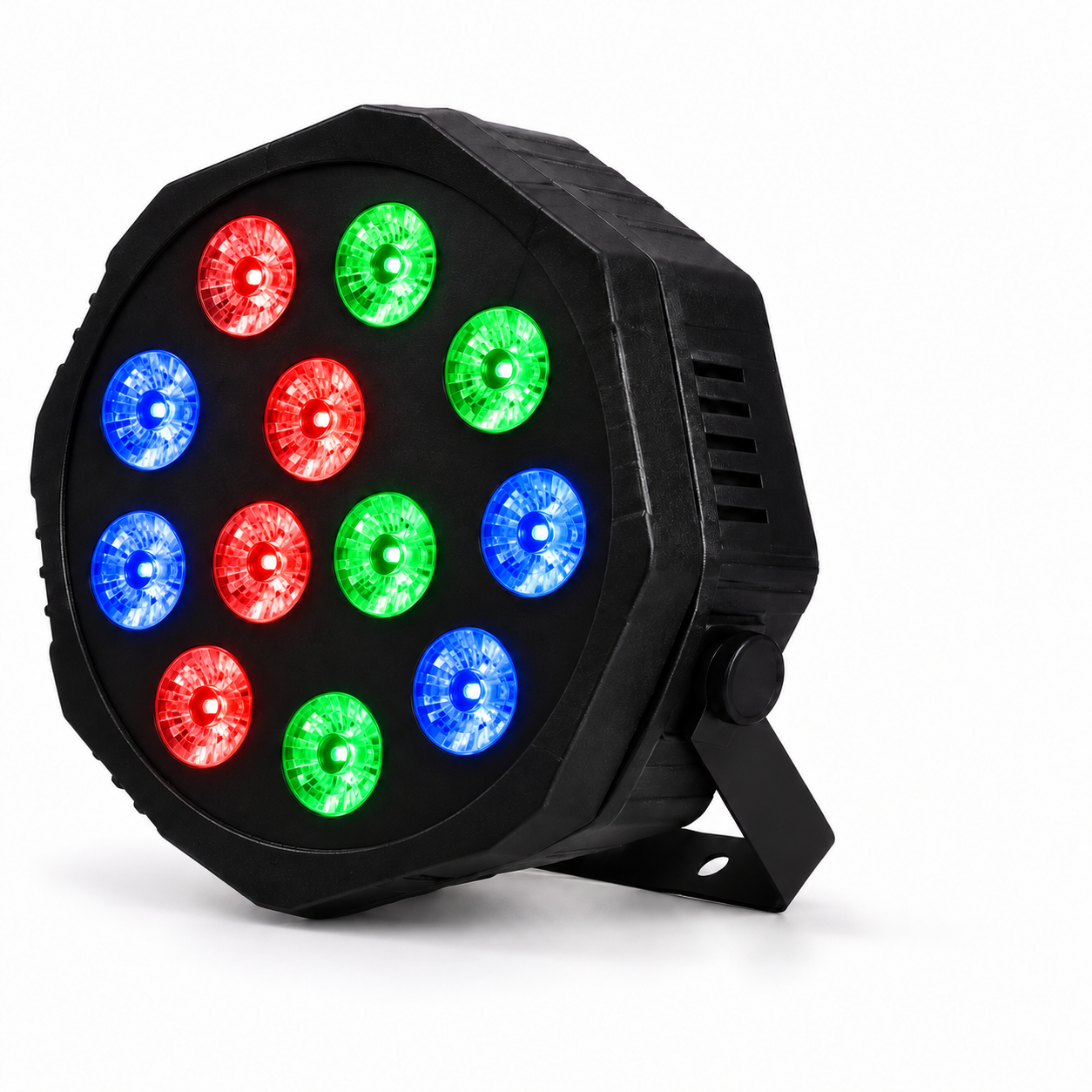 foxsun-12-led-rgb-par-light FOXSUN 12 LED RGB PAR Light with Remote Control - Image 1