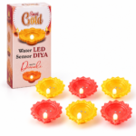 Smart Gold Water Sensor LED Diya – Diwali Decoration - Image 2